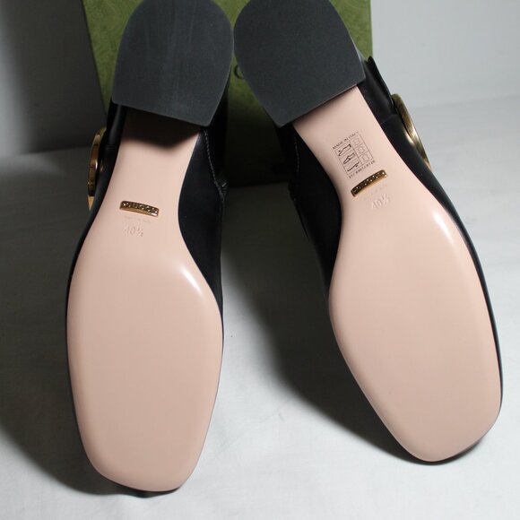 NWB Gucci Black Blondie Chuck Heel Side Zip Boots Booties 700016 - Picture 4 of 9